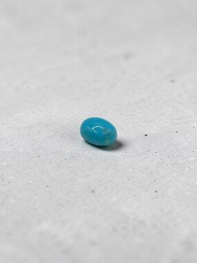 1.24 Carat Oval Cabochon Sleeping Beauty Turquoise Gemstone - Live Show Listing